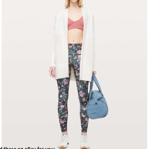 LULU Wunder Under High-Rise legging Frosted Rose 4 - Picture 4 of 14